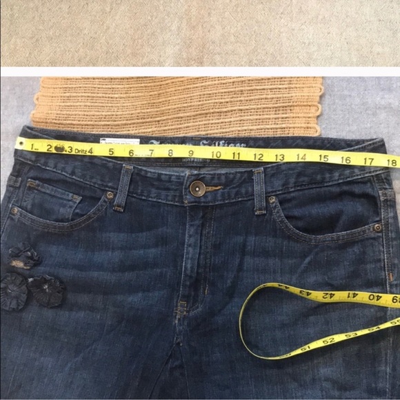 Custom Upcycled Tommy Hilfiger Denim Midi Skirt - Picture 7 of 7